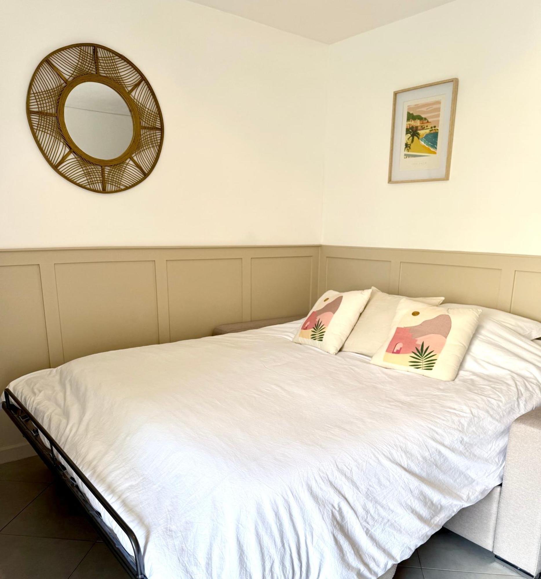 Appart Cosy, Piscine, Clim, Parking Prive - Proche Plage - Arrivee Autonome - Lit Queen Size La Seyne-sur-Mer Eksteriør bilde